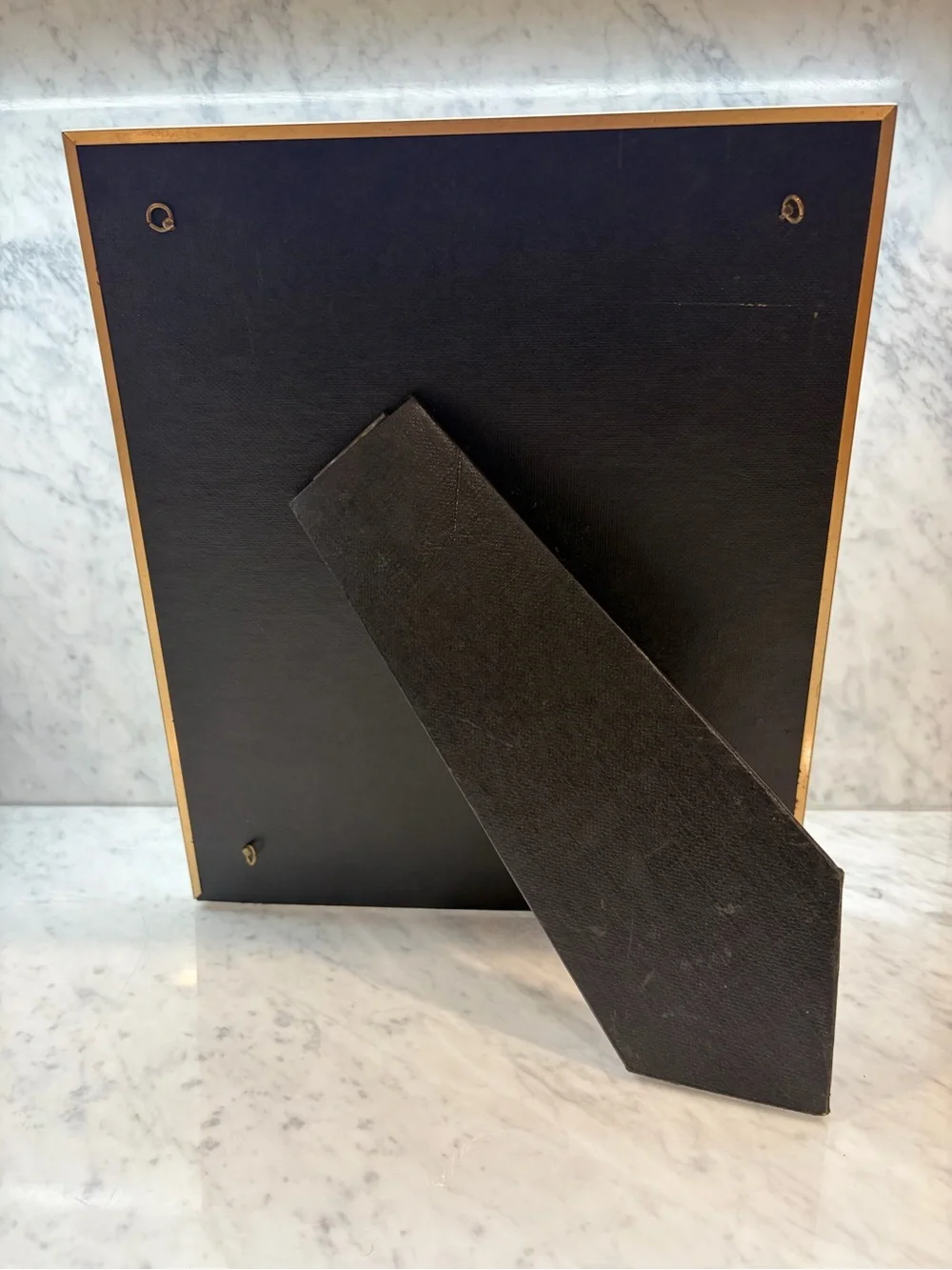 Vintage 1980s 1990s Gold Tone Floral Picture Frame 8x10 Cottagecore Decor